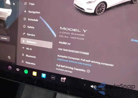 2022 Tesla Model Y Long Range Dual Motor All-Wheel Drive из США, поврежденный, VIN 7SAYGDEE2NF370968